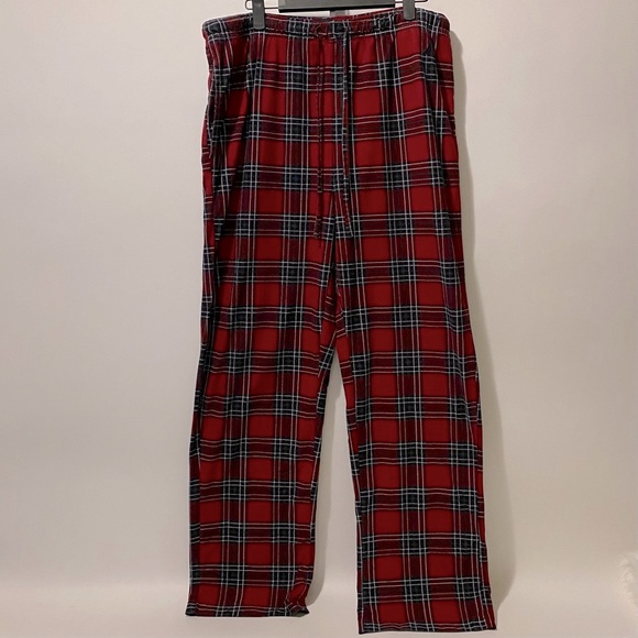 Nautical Red Plaid Pajama Lounge Pants - Picture 1 of 5